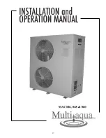 Preview for 62 page of Multiaqua CFFWA Series Operating Manual