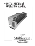 Preview for 108 page of Multiaqua CFFWA Series Operating Manual