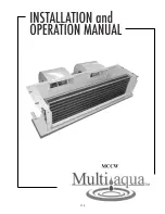 Preview for 165 page of Multiaqua CFFWA Series Operating Manual