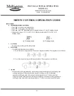 Preview for 208 page of Multiaqua CFFWA Series Operating Manual