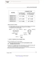 Preview for 7 page of Multiaqua MHWW-09-H-1 Installation & Operation Manual