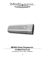 Multiaqua MHWX-09-C-1 Installation And Operation Manual preview