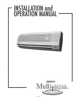 Предварительный просмотр 6 страницы Multiaqua MHWX-09-C-1 Installation And Operation Manual