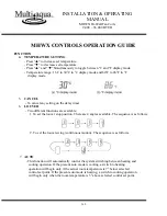 Предварительный просмотр 19 страницы Multiaqua MHWX-09-C-1 Installation And Operation Manual