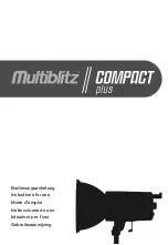 Multiblitz COMPACT plus Instuctions For Use preview