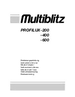 Multiblitz PROFILUX-200 Instructions For Use Manual preview