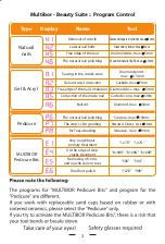 Preview for 2 page of Multibor Beauty Suite Manual