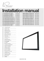 Multibrackets lescreen 7350022731882 Installation Manual preview