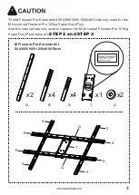 Preview for 3 page of Multibrackets M Flexarm Pro Extenderkit 600x900 Installation Manual