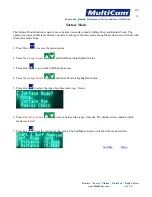 Preview for 124 page of Multicam Laser 2000 Series User Manual