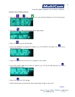 Preview for 183 page of Multicam Laser 2000 Series User Manual