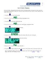 Preview for 92 page of Multicam Plasma 1000 V Series User Manual