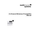 Preview for 1 page of MultiChannel MPA32I Manual