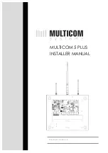 MULTICOM 5 PLUS Installer Manual preview