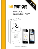 MULTICOM MULTICOM 3G Installation Manual preview