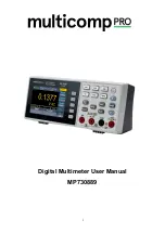 Предварительный просмотр 1 страницы multicomp pro MP730889 User Manual