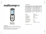multicomp pro MP780649 Quick Start Manual preview