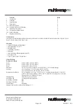 Preview for 2 page of multicomp pro MP780831 User Manual