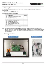 Preview for 3 page of multicomp pro TOUCHSCREEN 10.1 Assembly Manual