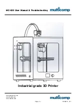 Предварительный просмотр 1 страницы multicomp MC-I20 User Manual & Troubleshooting