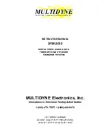 MultiDyne DVM-2000 Instruction Manual preview