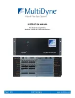 MultiDyne FiberNet FN-64-CHAS Instruction Manual preview