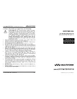 Multiform LS1195 MULTISPOT ECO User Manual preview