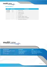 Preview for 9 page of MULTILANE ML4062-CNT-Gen2 Technical Reference