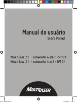 Preview for 1 page of Multilaser Music Bass 2.1 User Manual