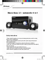 Preview for 8 page of Multilaser Music Bass 2.1 User Manual