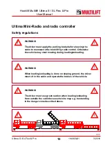 Предварительный просмотр 15 страницы MULTILIFT Ultima S Flex User And Maintenance Manual