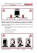 Предварительный просмотр 16 страницы MULTILIFT Ultima S Flex User And Maintenance Manual