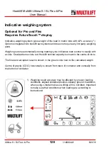 Предварительный просмотр 128 страницы MULTILIFT Ultima S Flex User And Maintenance Manual