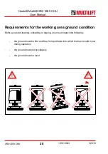 Preview for 20 page of MULTILIFT XR S User And Maintenance Manual