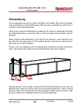 Preview for 23 page of MULTILIFT XR S User And Maintenance Manual