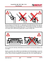 Preview for 27 page of MULTILIFT XR S User And Maintenance Manual