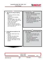 Preview for 67 page of MULTILIFT XR S User And Maintenance Manual