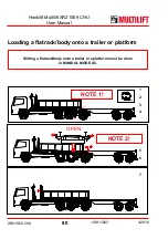 Preview for 80 page of MULTILIFT XR S User And Maintenance Manual