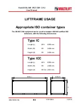 Preview for 85 page of MULTILIFT XR S User And Maintenance Manual