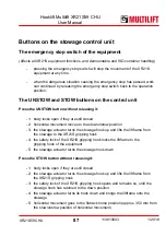 Preview for 87 page of MULTILIFT XR S User And Maintenance Manual