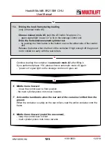 Preview for 125 page of MULTILIFT XR S User And Maintenance Manual