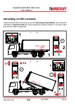 Preview for 132 page of MULTILIFT XR S User And Maintenance Manual