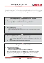 Preview for 133 page of MULTILIFT XR S User And Maintenance Manual