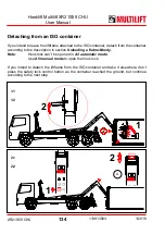 Preview for 134 page of MULTILIFT XR S User And Maintenance Manual