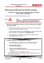 Preview for 135 page of MULTILIFT XR S User And Maintenance Manual