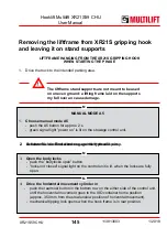 Preview for 145 page of MULTILIFT XR S User And Maintenance Manual