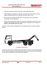 Preview for 166 page of MULTILIFT XR S User And Maintenance Manual