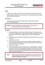 Preview for 175 page of MULTILIFT XR S User And Maintenance Manual
