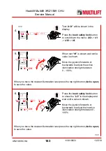 Preview for 183 page of MULTILIFT XR S User And Maintenance Manual