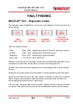 Preview for 185 page of MULTILIFT XR S User And Maintenance Manual